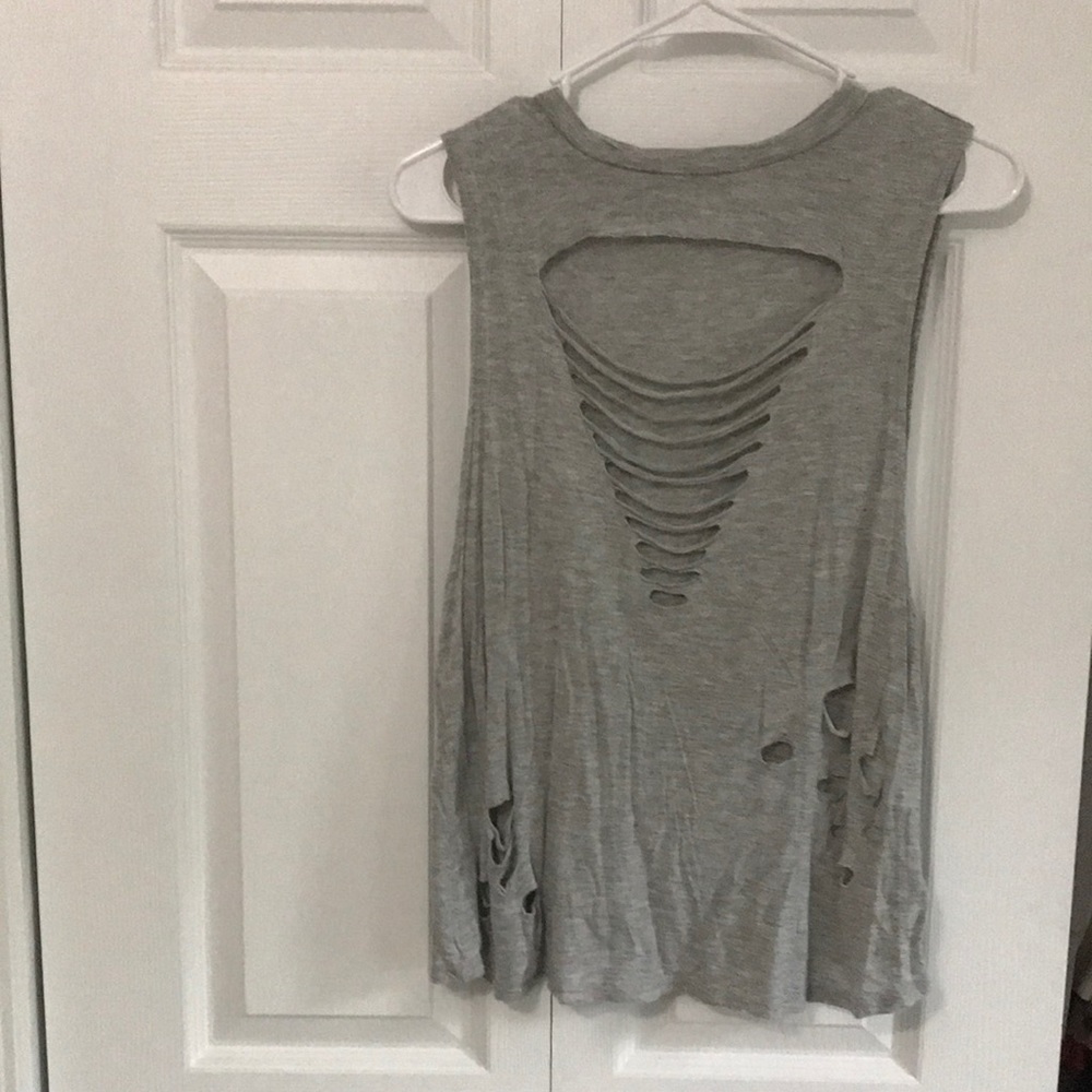 M.  Grey top